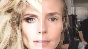 Denn schon zum dritten mal innerhalb einer woche zeigt sich die. Schonheitsideale Heidi Klums Vorher Nachher Bild Video Welt