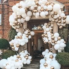 Diy Wedding Balloon Garland Wedding Balloon Decorations Wedding Balloons Simple Wedding Decorations