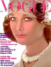 Vogue Italia February 1974 : Pat Dow by Peter Knapp