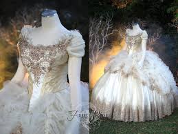 Beauty And The Beast Wedding Gown By Lillyxandra On Deviantart Wedding Gowns Fairytale Dress Bridal