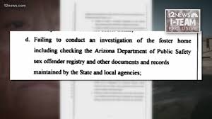 DCS employees sued for allegedly placing foster child in home with sex  offender | 12news.com