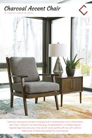 Ashley Furniture Zardoni Charcoal Accent Chair Charcoal Accent Chair White Furniture Living Room Furniture