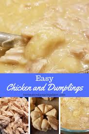 Easy Chicken And Dumplings Home At Cedar Springs Farm Recipe Easy Chicken Dumpling Recipes Crockpot Chicken And Dumplings Chicken And Dumplings