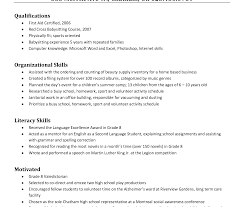 Resume Examples For Nanny Position Without Experience Best Of ...