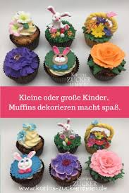 Ostercupcakes Muffins Dekorieren Muffins Muffins Backen