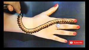 Get beautiful, lasting hair color natural+chemical free. Henna Adiba Tutorial Henna Tangan Simple Yt