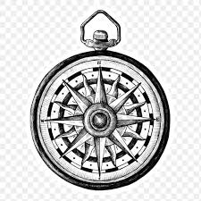 Black And White Compass Png Hand Drawn Classic Compass Sticker With A White Border Design Element Free Image By Rawpixel Com Hein In 2020 Compass Design Design Element How To Draw Hands