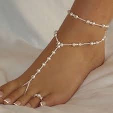 Elegantnyh Zhenshin Perl Cepi Nog Zhgut Toe Kolca Bosikom Sandalii Plyazh Nozhnye Braslety Kupit Na Aliexp Foot Jewelry Beaded Ankle Bracelets Pearl Ankle Bracelet