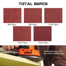Black Decker Mouse Sander Sanding Pads For Black And Decker Mouse Sanders By Lotfancy 50pcs 60 80 120 150 220 Grit Mouse Sandpaper Contemporary Modern Furniture Sanding Black Decker