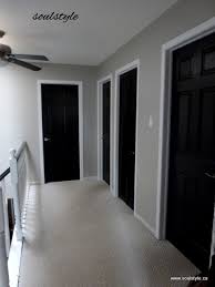 Protective coating to aid in the duration of this passage lever is best used in interior hall and closet applications where no locking is required. Black Interior Doors Soulstyle Interiors And Design