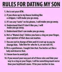 Rules for dating my son. Rules For Dating My Son Terriblefacebookmemes