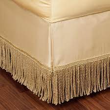 Shop with afterpay on eligible items. Opulence Fringed Tailored Bedskirt