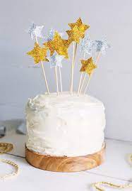 Magnolia Merryweather Silver Cake Topper Star Cakes Cake