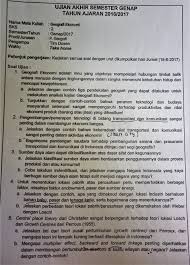 Jika kpk dan beberapa instansi anti korupsi lainnya menangkapi para koruptor, maka pendidikan anti korupsi juga penting guna mencegah adanya koruptor. Departemen B Hima Geografi Unnes Kumpulan Soal Uas Semester 4