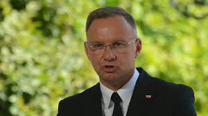 Former Polish president Duda arrives in Kyiv