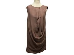 Get 10% off your first purchase w/ our newsletter signup. Halston Heritage Halston Heritage Draped Dress Dresses Polyester Flesh Ref 99303 Joli Closet