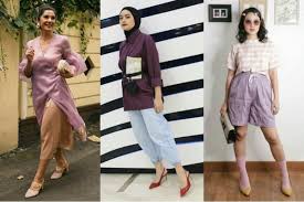 Rekomendasi perpaduan atau kombinasi warna yang cocok untuk desain dan warna pakaian. 13 Ide Padu Padan Dengan Outfit Warna Ungu Chic Dan Manis