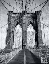 Find the perfect black and white stock photos and editorial news pictures from getty images. Brooklyn Bridge Tower And Cables Black White Fine Art Photo By Andrew Prokos