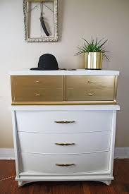 I am using the mona lisa gold leaf kit from amazon. Cheap White And Gold Dresser Novocom Top