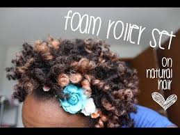 Curl sponge hair twist brush really works. 13 Foam Roller Set On Short Natural Hair Roller Set Natural Hair Natural Hair Styles Short Natural Hair Styles