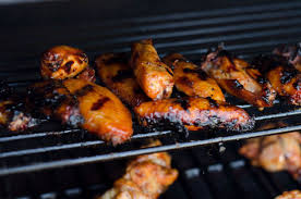 Grilling is a lot healthier than frying after cooking, place your wings on a serving tray and then have small bowls of dips available to your guests. Bbq Chicken Wings Pellet Grill Recipes Grilling Recipes Pellet Grill Chicken Wings