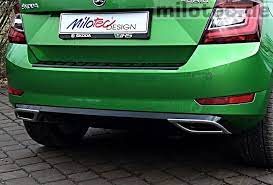 What engine is in skoda fabia 3 1.2 tsi 110hp monte carlo? Milotec Exhaust Screen Dummies For Fabia Iii Monte Carlo Alu Brush Milotec Auto Extras Gmbh Skoda Tuning Und Zubehor