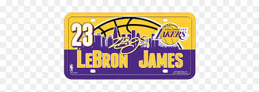 Suscríbete para descargar lakers james 23. Los Angeles Lakers Lebron James License Plate Lakers Lebron James Logo Hd Png Download Vhv