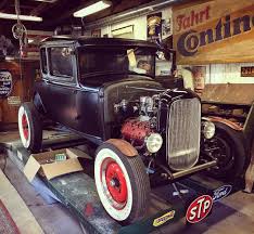Hot Rod Service On Instagram Work In Progress Hotrodshop Fordv8 Garage Vintage Signs Oldstyle Old Hotrod Flathead Ford Hot Rods Ford V8 Instagram