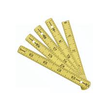 You can read this type of the ruler from left to right. Wiha 61601 Maxiflex Folding Ruler Inside Read