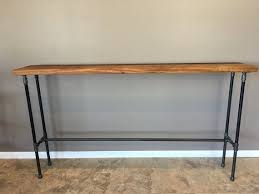 Entry Table Hallway Table Nook Table42 Inch Highbar Height Etsy Reclaimed Wood Console Table Industrial Console Tables Entry Table