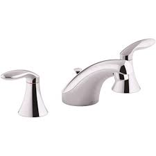 Bathroom faucet by kohler, bathroom sink faucet, fairfax collection, single handle widespread faucet with metal drain. Kohler Part K 15261 4ra Cp Kohler Coralais 8 In Widespread 2 Handle Bathroom Faucet In Polished Chrome Widespread Faucets Home Depot Pro
