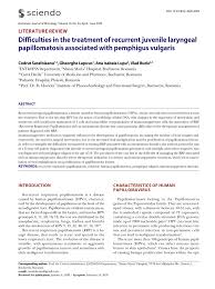 Vizionati aici pe site incepand cu data de 29 aprilie 2019, serialul romanesc vlad episodul 10 online integral, gratuit, in … Pdf Difficulties In The Treatment Of Recurrent Juvenile Laryngeal Papillomatosis Associated With Pemphigus Vulgaris
