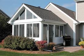 If locating the expansion at the front of the house. Vinyl Sunrooms Enclosures