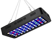 Zxmean 165w Led Aquarium Light Dimmable Full Spectrum Fish Tank Lights With Adjustable Hanger Kits For Freshwater Fish Tank Lights Aquarium Lighting Led Aquarium Lighting