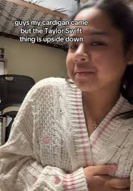 Cardigan Upside Down