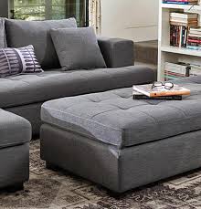 By seville classics (269) owen 34 in. Modern Round Leather Ottoman Coffee Table