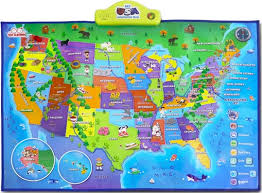 printable united states illustrated map for children the united states map for children