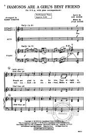 Diamonds are a girls best friend / kiss / i'm gonna. Diamonds Are A Girl S Best Friend Von Jule Styne Im Stretta Noten Shop Kaufen Stretta Noten Shop