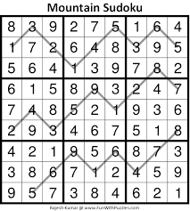 Maybe you would like to learn more about one of these? Mountain Sudoku Puzzle Daily Sudoku League 219
