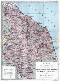 Cartina geografica della regione marche. Carta Geografica Umbria Marche Forli Cesena Rimini San Marino Mappa 1898 Ebay