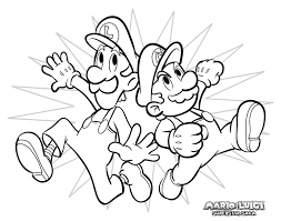 Mario Luigi Coloring Page Mario Coloring Pages Cartoon Coloring Pages Super Mario Coloring Pages