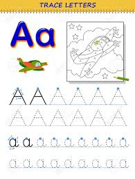 With that in mind, here are some fun dolphi. Tracing Letter A For Study Alphabet Printable Worksheet For Kids Education Page For Coloring Book Developing Children Skills For Writing And Tracing Abc Vector Cartoon Image For School Textbook Royalty Free Cliparts