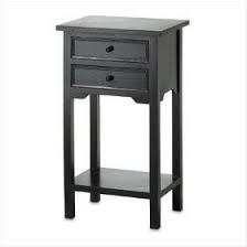 Tall Night Stand Black Side Table Black Accent Table Side Table Wood