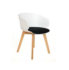 This Stunning Remco Dining Chair Is A Great Choice With Its Timeless Design And White Bucket Seat It White Dining Chairs At Home Furniture Store Dining Chairs