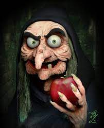 5d Diamond Painting Full Diamond Cartoonwitch Apple Cross Etsy In 2021 Snow White Witch Diamond Painting Halloween Witch