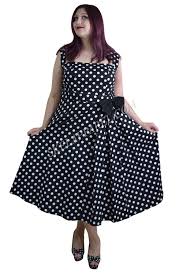 Plus Size 60 S Vintage Black And White Polka Dot Belted Bow Swing Party Dress Vintage Rockabilly Dress Polka Dot Party Dresses Cute Dresses For Party