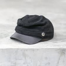 Kepi Cap Chapeau Fourrage Noir Vetements Blamo Chapeau Etsy Leather Hats Mens Hats Fashion Hats For Men