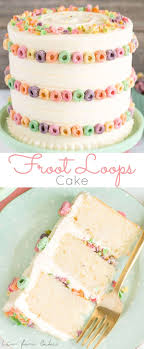 Transform Your Favourite Breakfast Cereal Into This Delicious Froot Loops Cake Vanilla Cake Layers Infused Wi Cake Recipes Dessert Recipes Easy Homemade Cakes