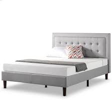 Zinus upholstered bed frame facts gathered from 1,000+ reviews. Zinus Grey Queen Headboard