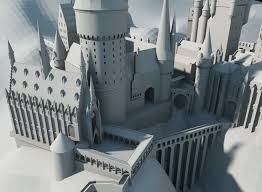 Art Of Jared 3d Work Harry Potter Castle Hogwarts Castle Hogwarts